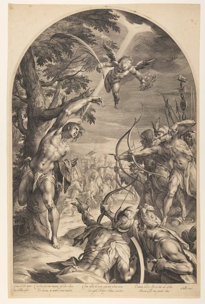 Martirio de San Sebastián de Jan Harmensz. Muller