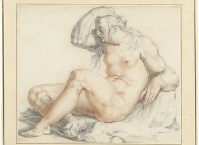 Figura femenina desnuda sentada de Jan Harmensz. Muller