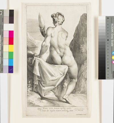Prudencia Mirándose en un Espejo de Jan Harmensz Muller