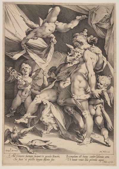 Venus y Mercurio de Jan Harmensz. Muller
