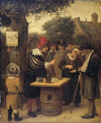 El curandero de Jan Havicksz. Steen (attributed to)
