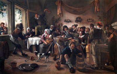 Una fiesta de boda de Jan Havicksz. Steen