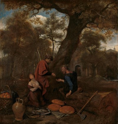 Erysichthon vendiendo a su hija de Jan Havicksz. Steen