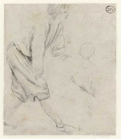 estudio de un hombre jugando bolos de Jan Havicksz. Steen