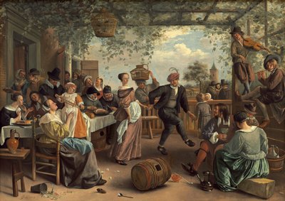 La pareja bailarina de Jan Havicksz. Steen
