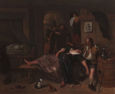 La pareja de borrachos
La pareja de borrachos de Jan Havicksz. Steen