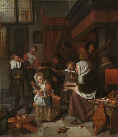 La fiesta de San Nicolás
La fiesta de San Nicolás de Jan Havicksz. Steen