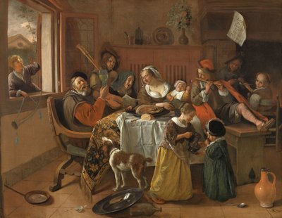 La familia alegre
La familia alegre de Jan Havicksz. Steen