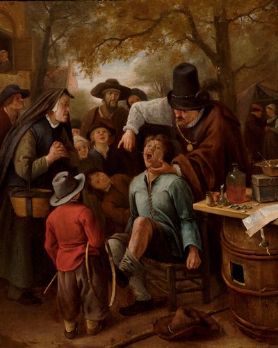 El sacamuelas, 1651 de Jan Havicksz. Steen