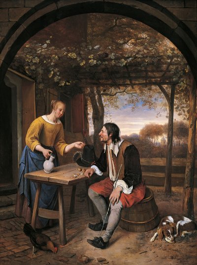 Descanso del viajero de Jan Havicksz. Steen