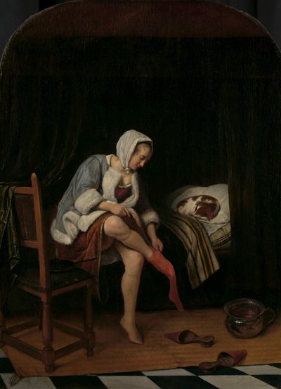 Mujer en el baño
Mujer en el baño de Jan Havicksz. Steen