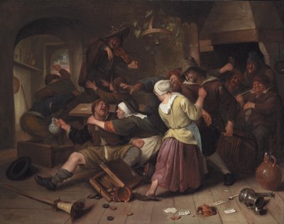 Jugadores Discutiendo de Jan Havickszoon Steen