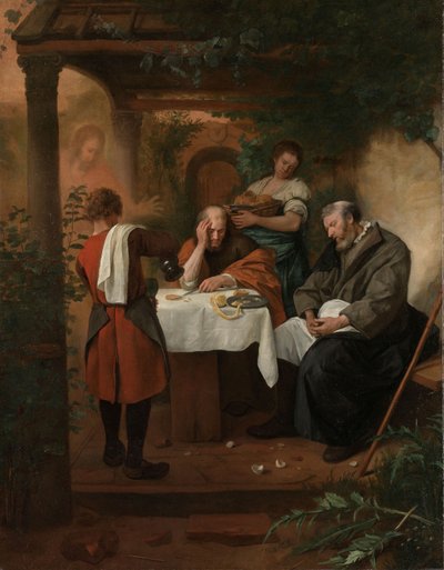 Cena en Emaús de Jan Havickszoon Steen