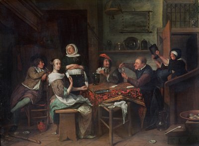 Los Jugadores de Cartas de Jan Havickszoon Steen