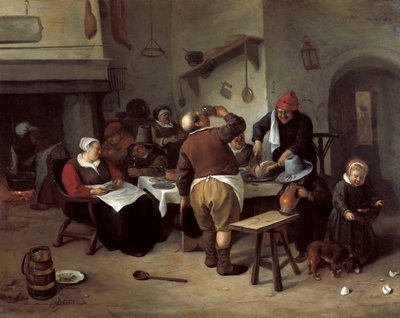 La cocina gorda de Jan Havickszoon Steen