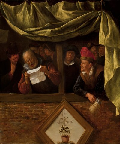 Los retóricos, c.1655 de Jan Havickszoon Steen