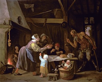 Los sátiros y la familia de Jan Havickszoon Steen