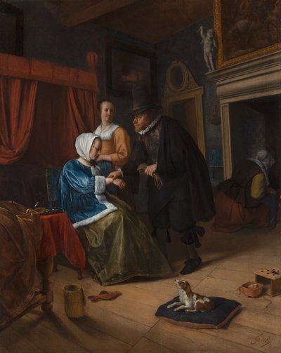 La niña enferma de Jan Havickszoon Steen