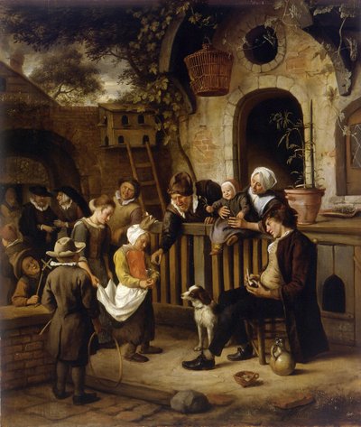 El pequeño recolector de limosnas de Jan Havickszoon Steen