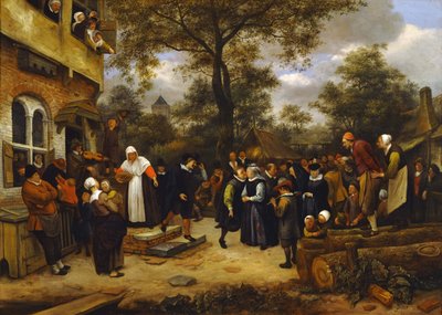 Boda en el pueblo de Jan Havickszoon Steen
