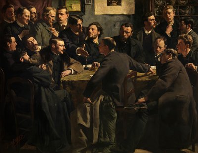 Una sesión de la Sociedad de Arte "Als ik kan de Jan Hendrik Luyten