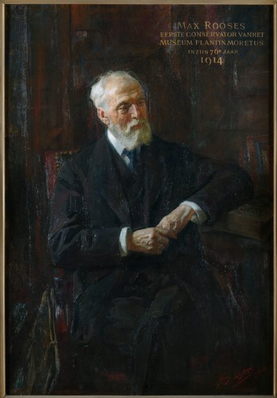 Retrato de Max Rooses 1839-1914, 1914 de Jan Hendrik Luyten