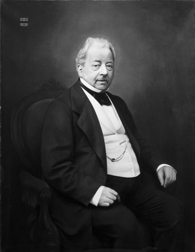 Retrato de Archibald Jan van de Poll (1800-1870) de Jan Hendrik Maschaupt