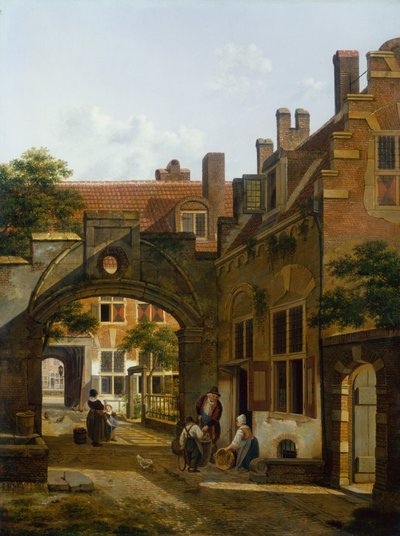Patio en Utrecht de Jan Hendrik Verheyen