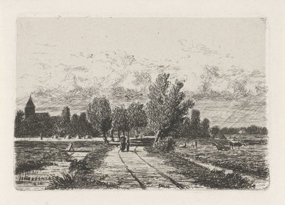 paisaje de pólder de Jan Heppener