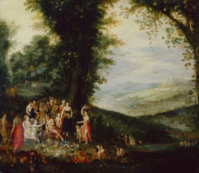 El Triunfo de Baco de Jan II and Balen Jan van Brueghel