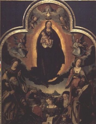 La Virgen María en la Gloria de Jan II Provost