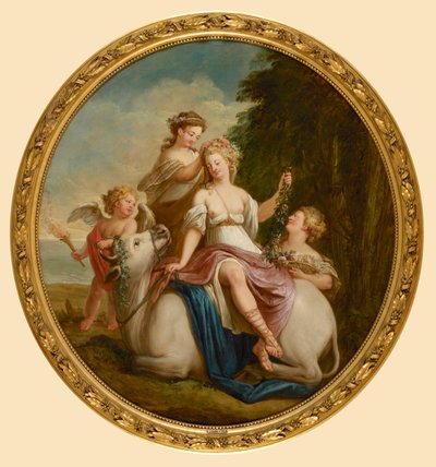 El rapto de Europa, 1723 de Jan Jakob Spoede