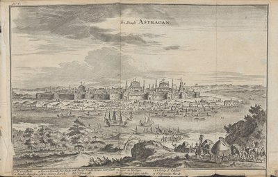 Astracán De: Drie aanmerkelyke reizen, 1675 de Jan Jansz. Struys