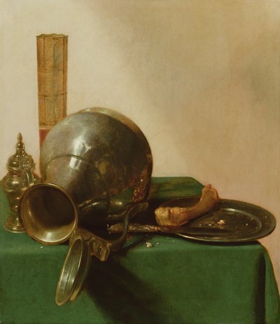 Naturaleza muerta con una jarra volcada, c.1632-37 de Jan Jansz. den Uyl