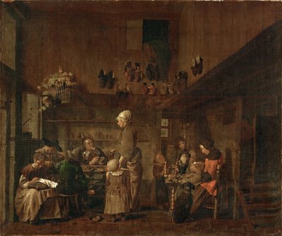 El taller del zapatero de Jan Josef the Elder Horemans