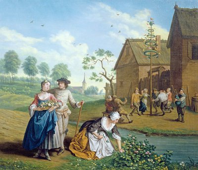Las cuatro estaciones: Primavera de Jan Josef the Elder Horemans