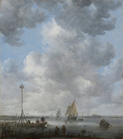 Una calma de Jan Josephsz van Goyen