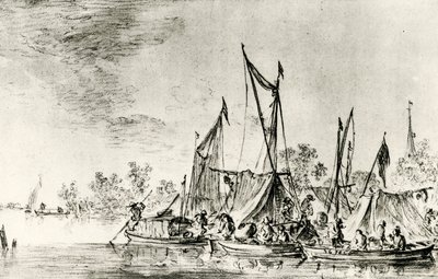Paisaje de canal holandés de Jan Josephsz van Goyen