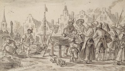 Mercado de Pescado, 1624 de Jan Josephsz van Goyen