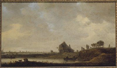 La posada junto al río de Jan Josephsz van Goyen