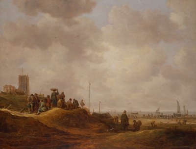 Vista de la costa de Egmond Aan See de Jan Josephsz van Goyen