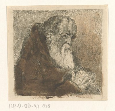 Monje rezador de Jan Karel Jacob de Jonge