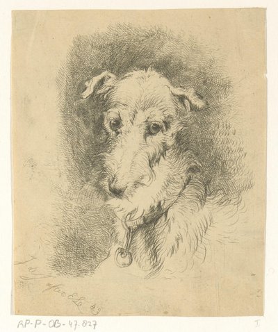 cabeza de galgo de Jan Karel Jacob de Jonge