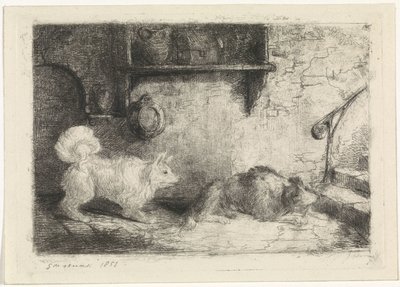 Dos perros de Jan Karel Jacob de Jonge