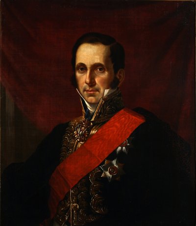 Retrato del Conde Sergey Semionovich Uvarov 1786-1855, 1844 de Jan Ksawery Kaniewski