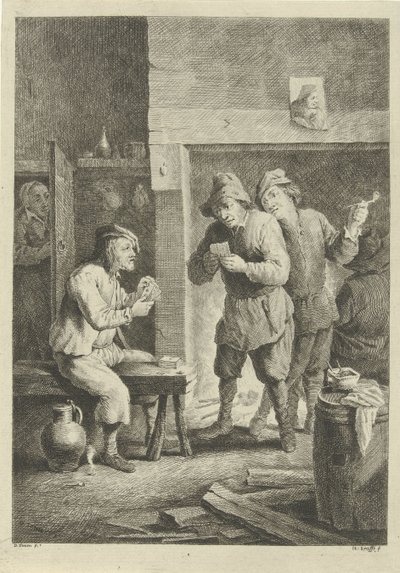 jugadores de cartas de Jan Lauwryn Krafft (I)