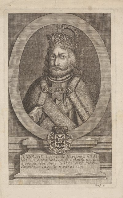 Rodolfo I de Habsburgo 1218-1291, Rey de los Romanos de Jan Lauwryn Krafft