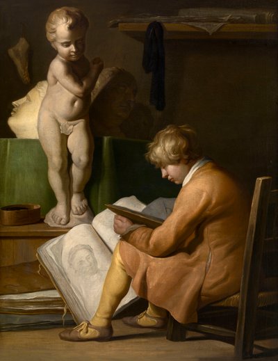 Un joven artista de Jan Lievens