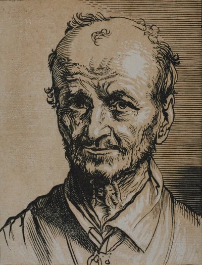 Busto de hombre mirando al frente de Jan Lievens