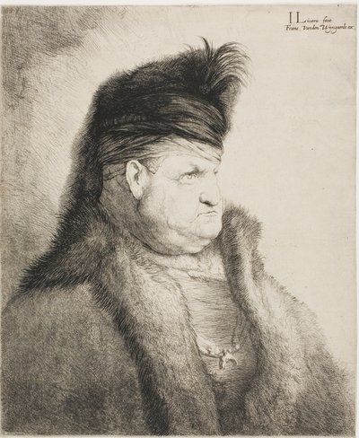 Busto de hombre oriental de Jan Lievens
